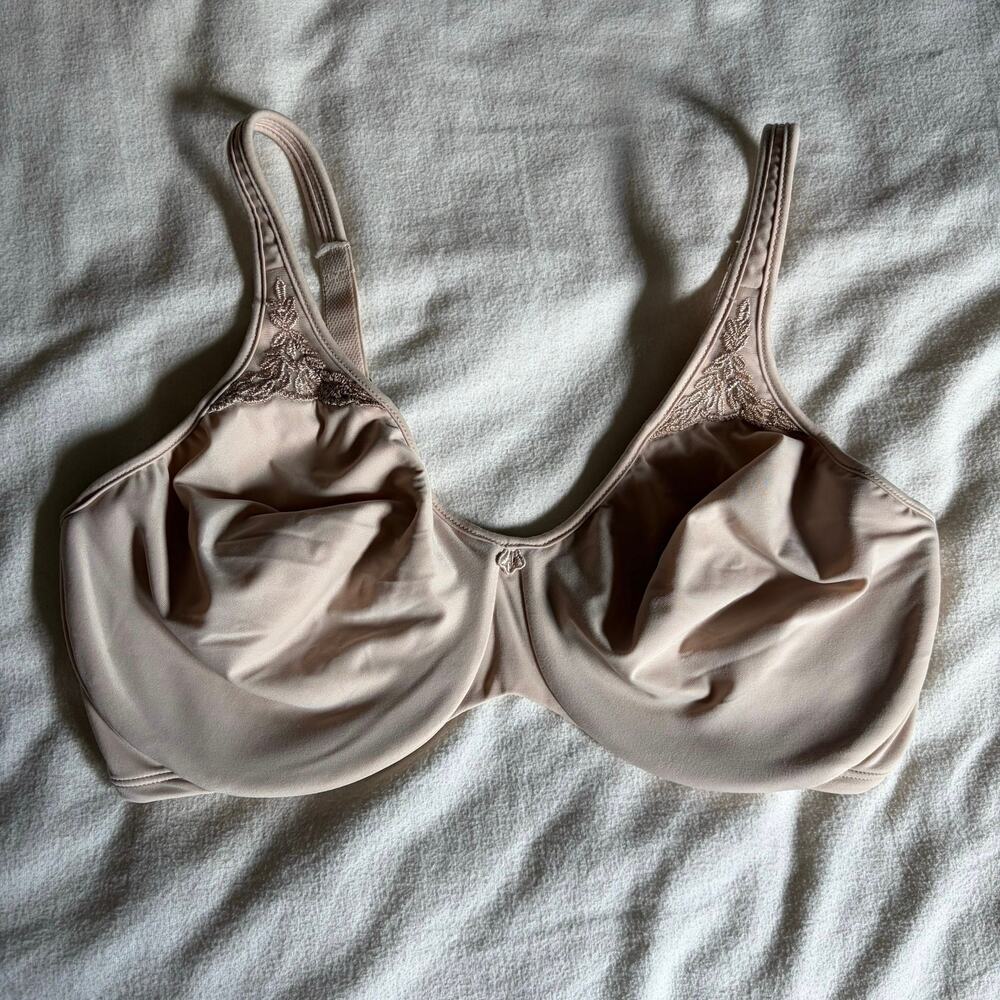 Bali Beige Nude Wireless Full Coverage T-Shirt Bra 36DD Style 3384